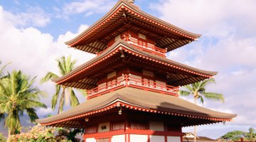 How to Paint Japanese Pagodas