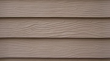 Some vinyl siding is manufactured to look like real wood.