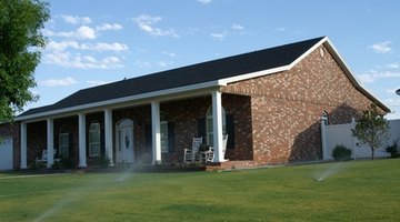 A brick exterior adds a beautiful touch to manufactured homes, and also increases stability.